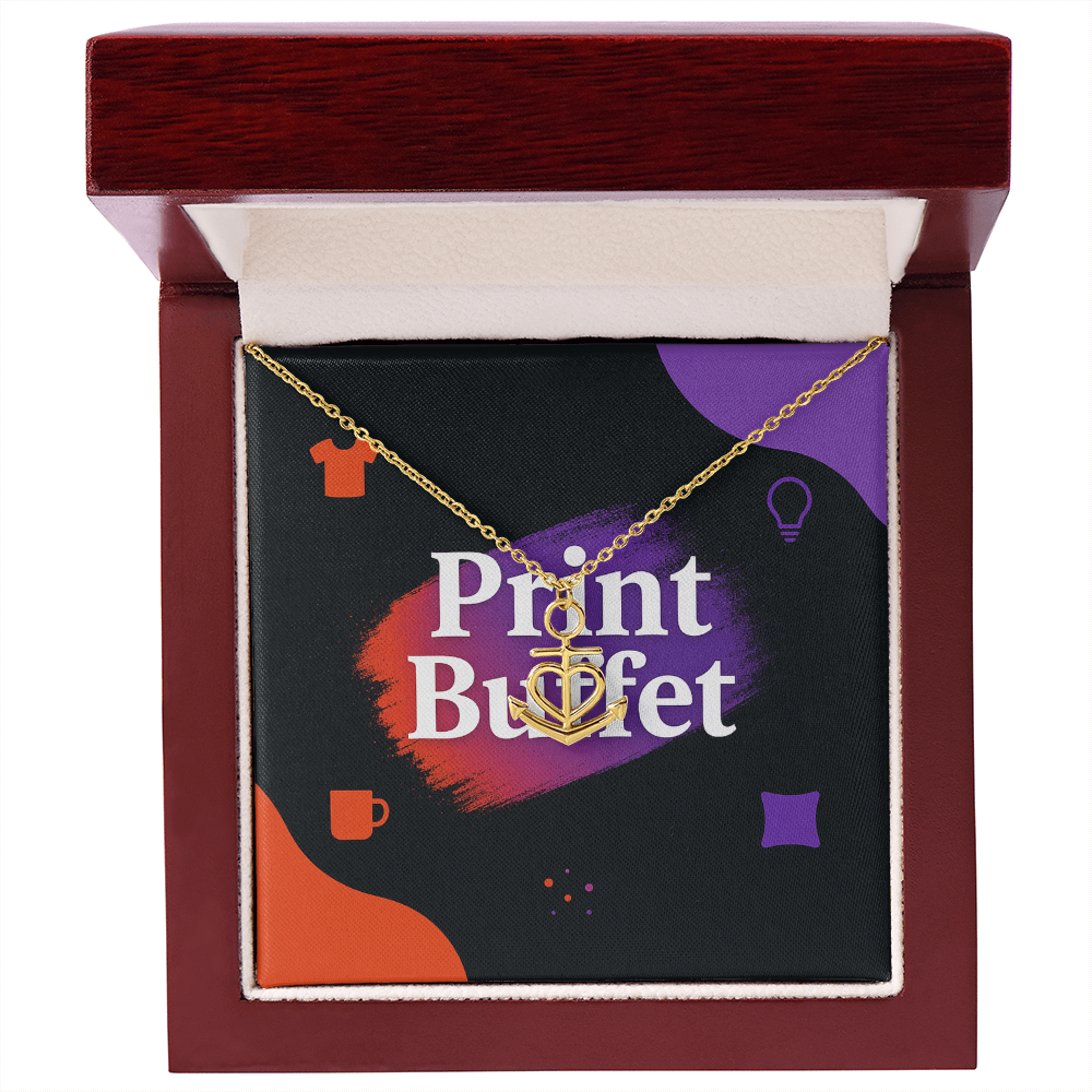 Anchor Pendant Necklace