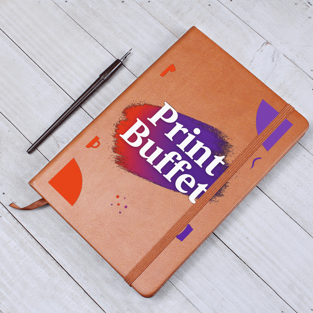 Graphic Leather Journal - PrintBuffet