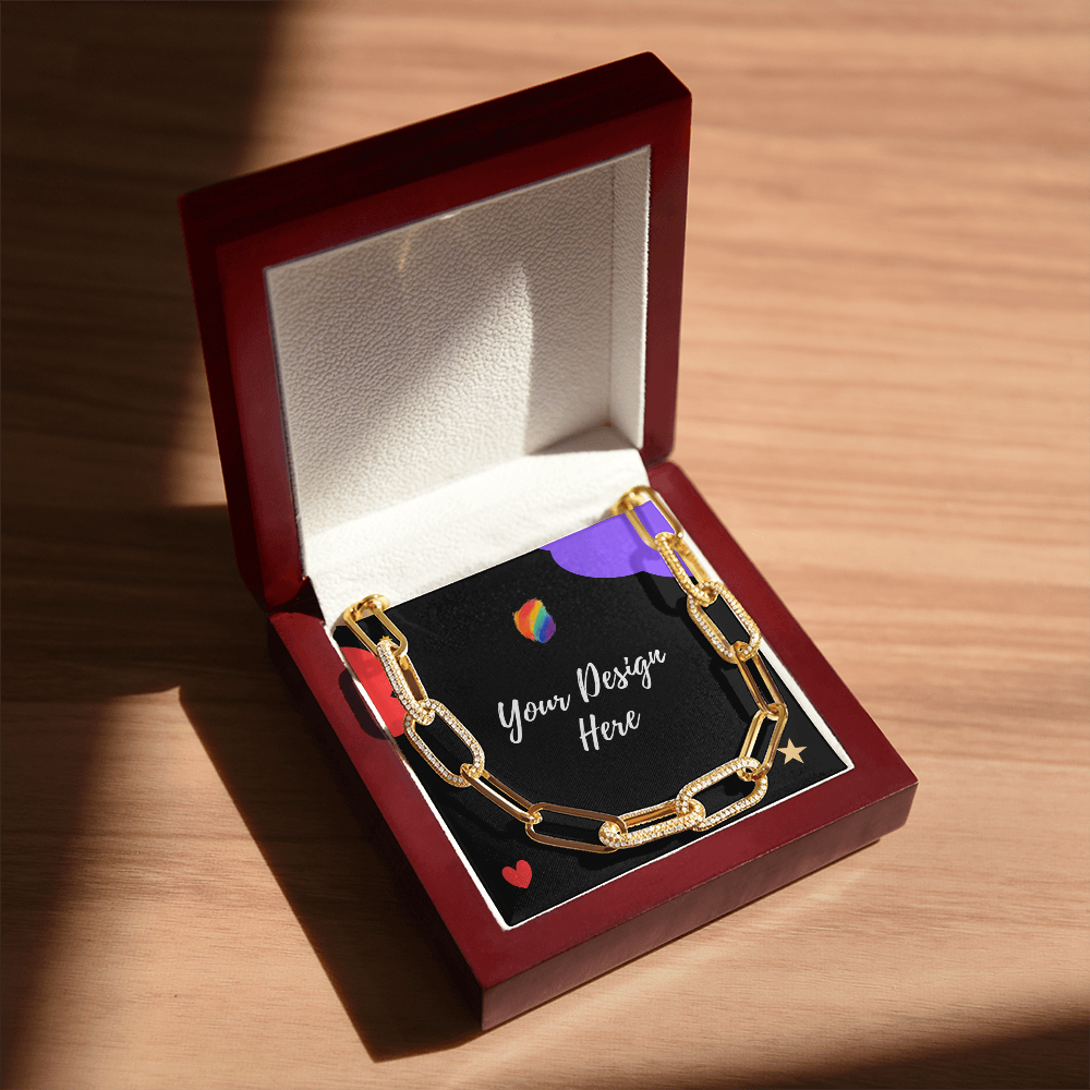 CZ Paperclip - Forever Linked Necklace