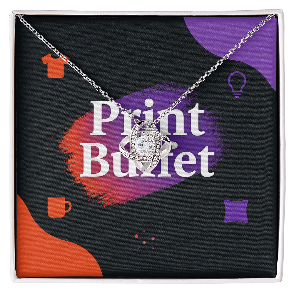 Love Knot Necklace - PrintBuffet
