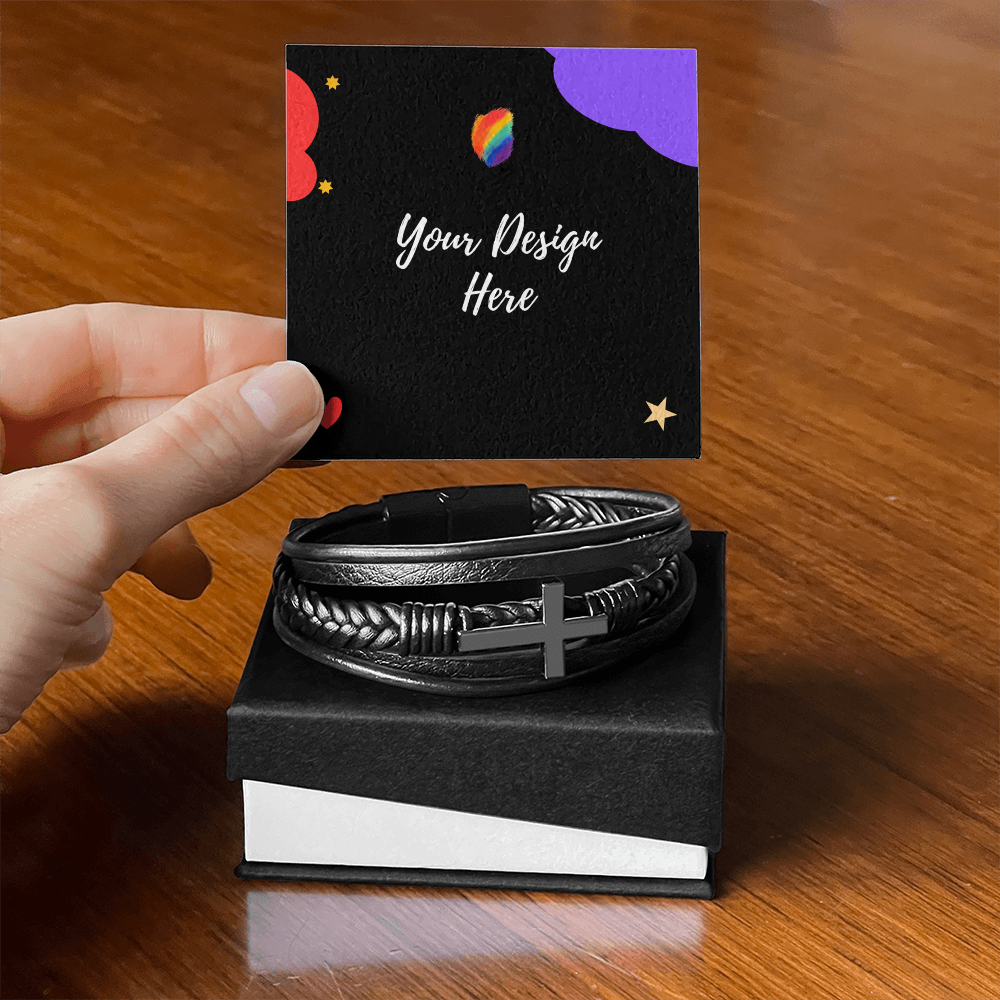 Men's Cross Bracelet