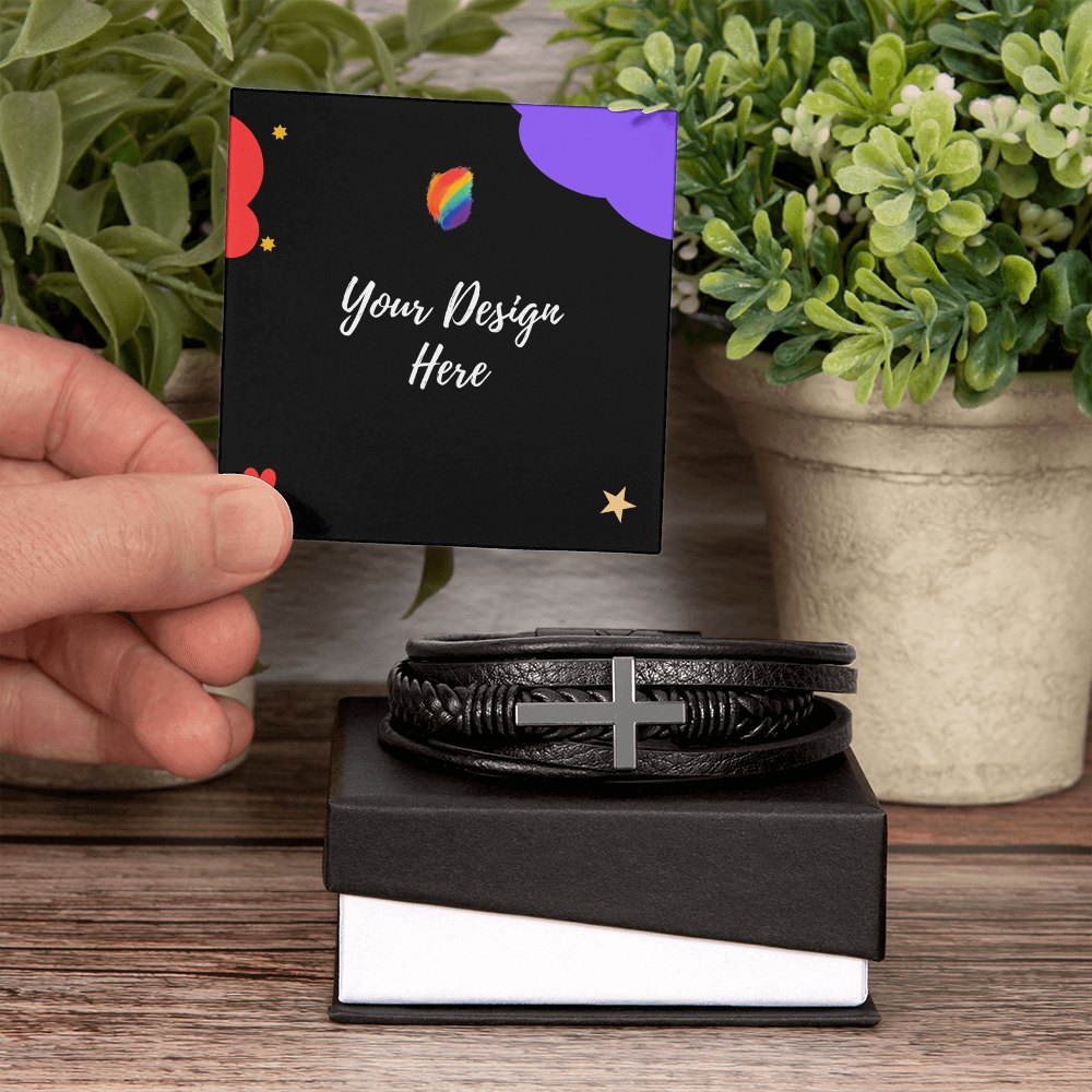 Men's Cross Bracelet