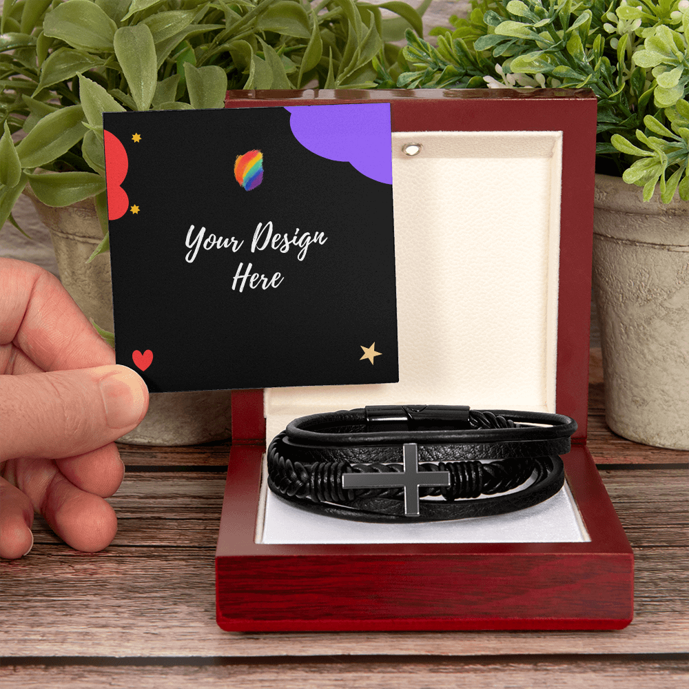 Men's Cross Bracelet