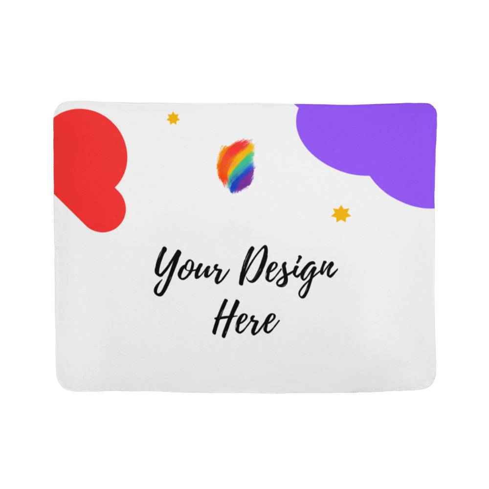 Landscape Design Sherpa Fleece Blanket