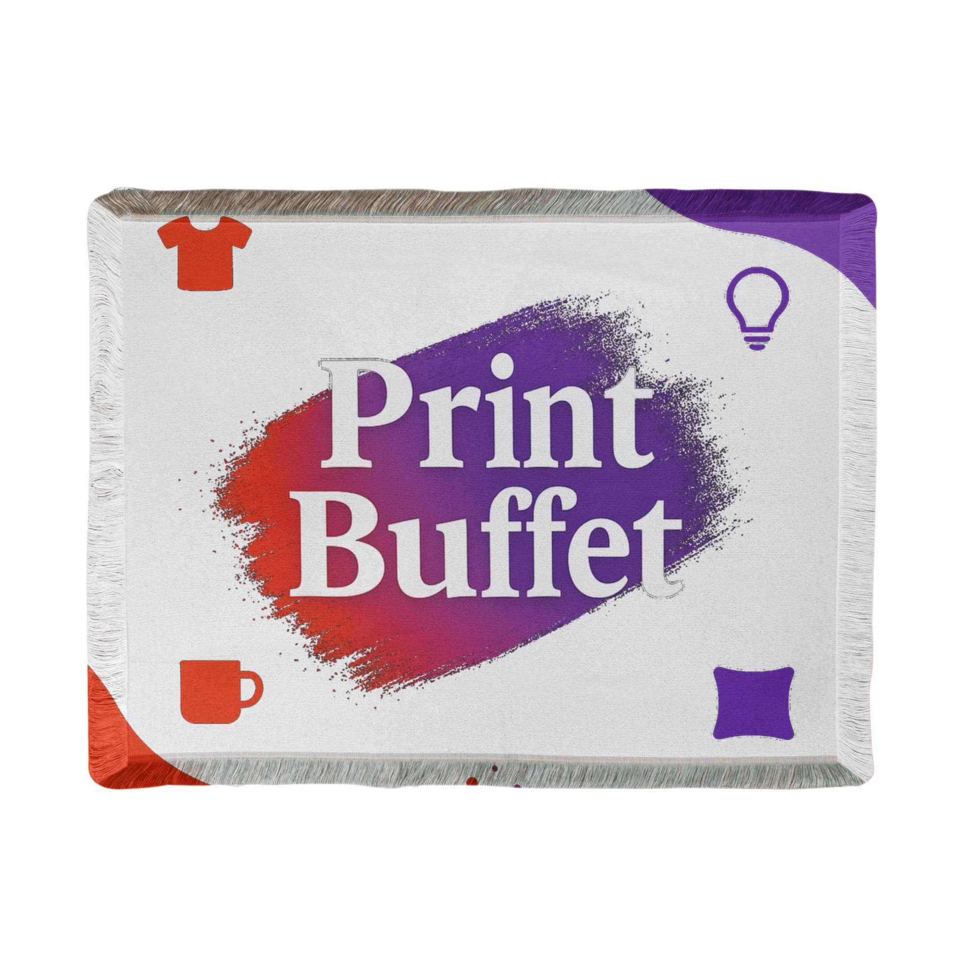 Printed Woven Blanket - PrintBuffet