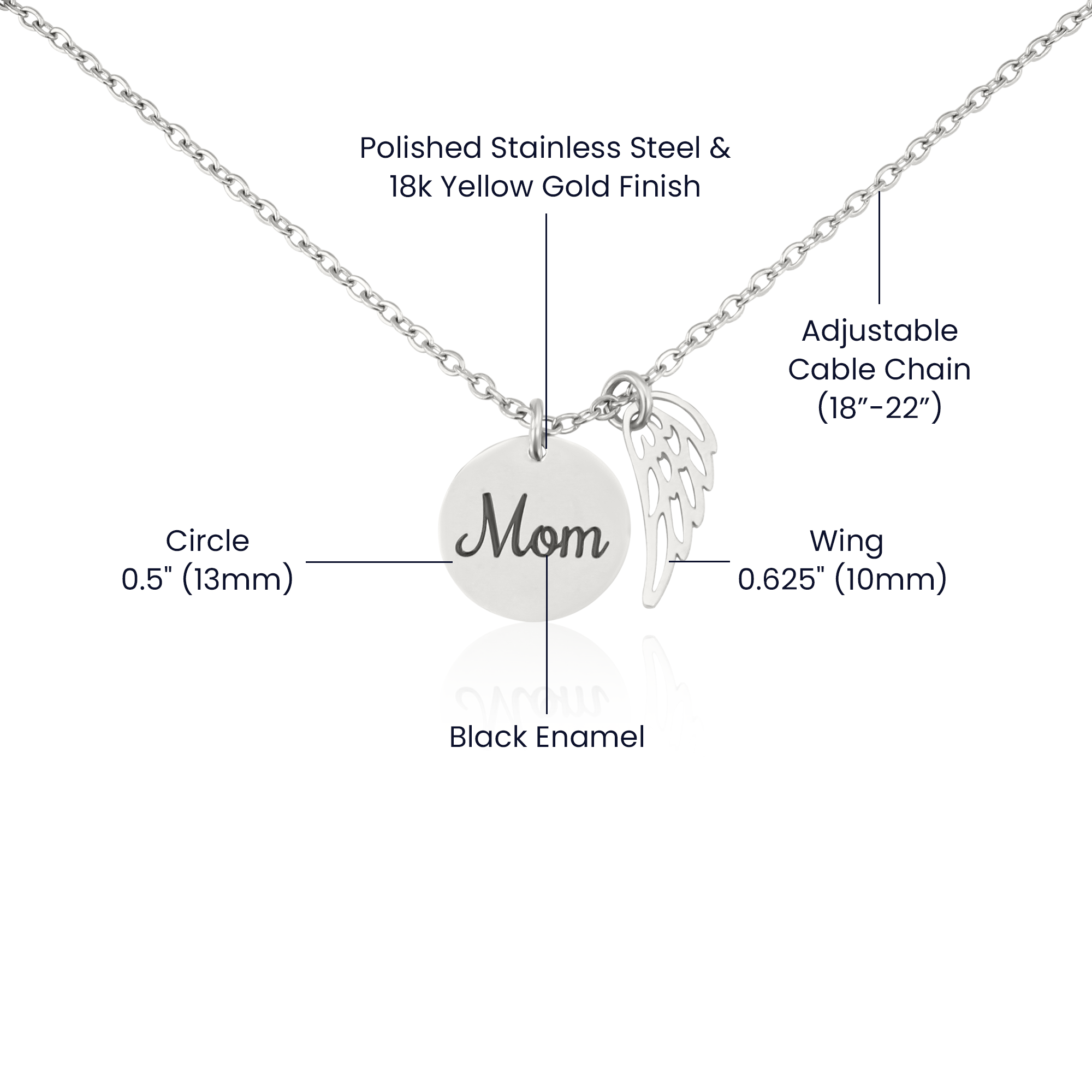 Memorial Necklace for Moms - PrintBuffet