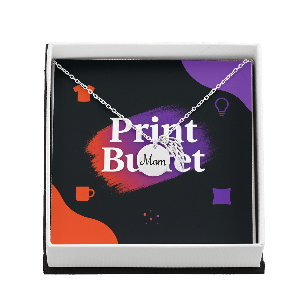 Memorial Necklace - Mom - PrintBuffet