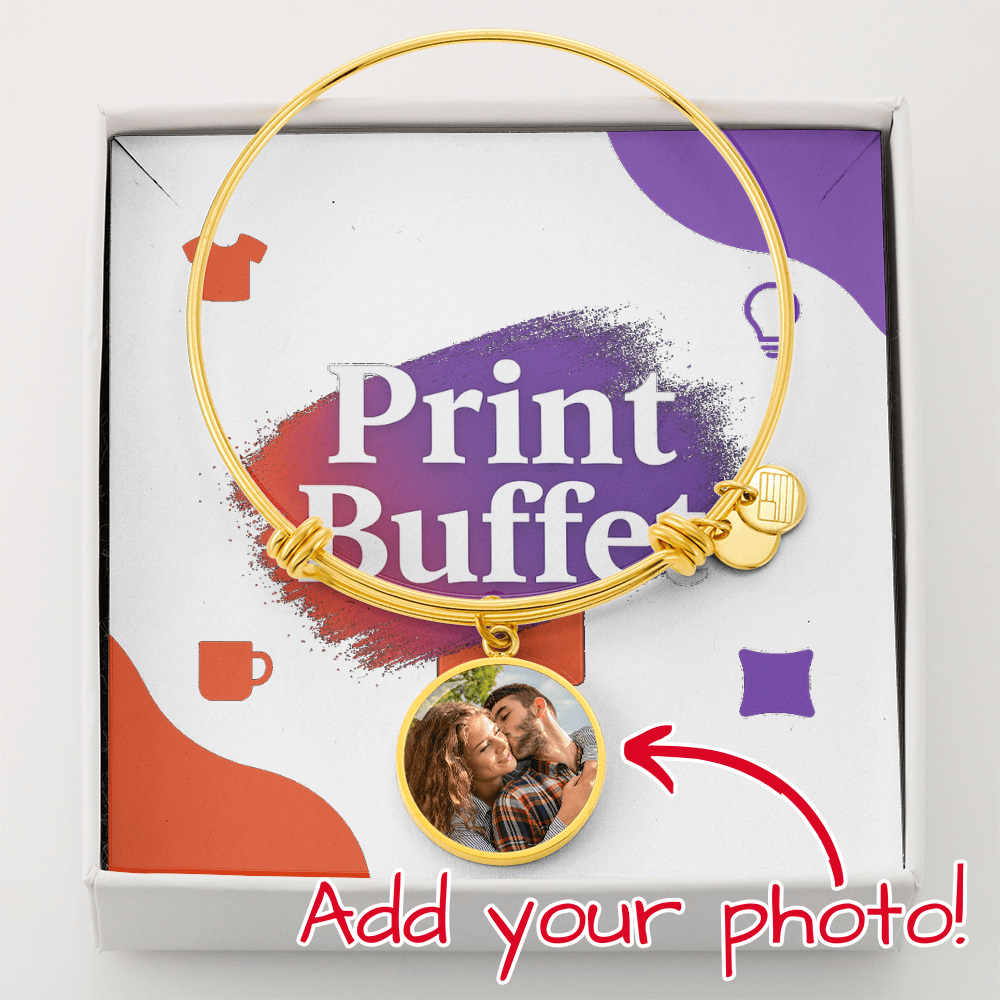 Luxury Circle Bangle - PrintBuffet